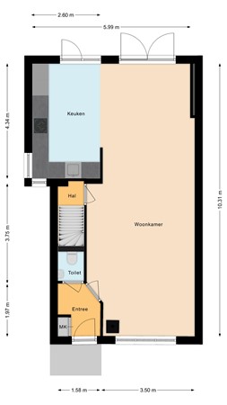 Floorplan - Winde 15, 2411 DH Bodegraven